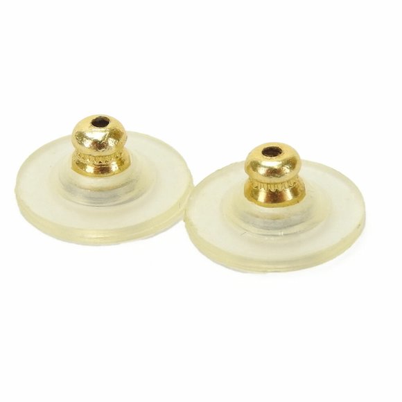 CHANEL Earrings Gold Plated 01P Black Coco Mark Star Swing GP Accessories Wom... - Picture 7 of 8